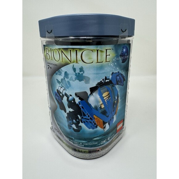 LEGO Bionicle 8562 Gahlok NEW Blue Bohrok Orange Krana Mask FACTORY SEALED - Picture 1 of 6